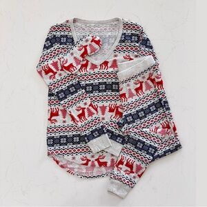 LOVE by GAP Ribbed Reindeer PJ Set, XS